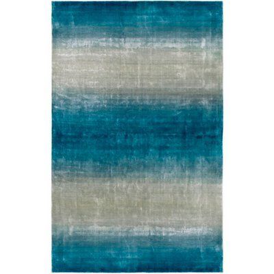 Ковер ручной работы Geos Light Blue 200x300, бірюзовий, 2 x 3 м, Бирюзовый
