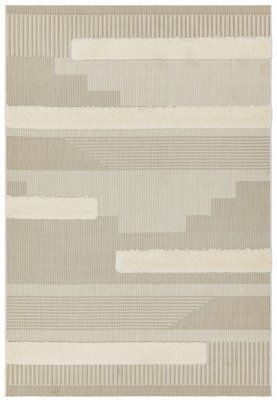Ковер для улицы и дома Monty Natural/Cream Geometric Indoor/Outdoor MN06 120x170 см