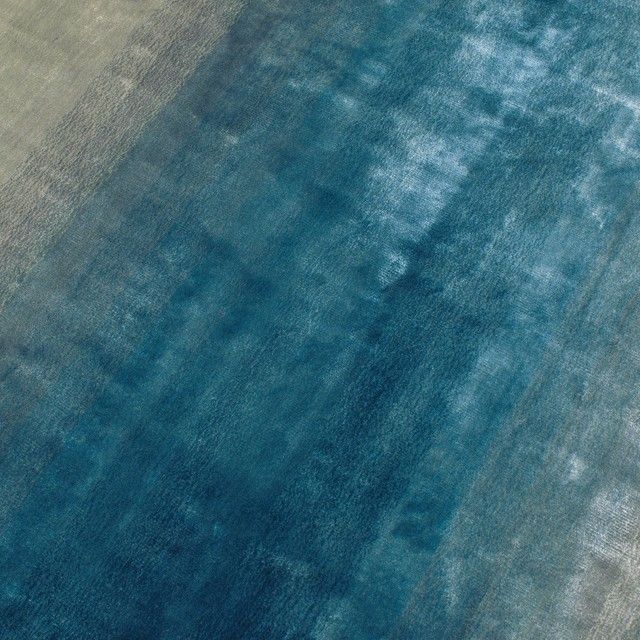 Килим ручної роботи Geos Light Blue 160x230, бірюзовий, 1.6 х 2.3 м, Бірюзовий