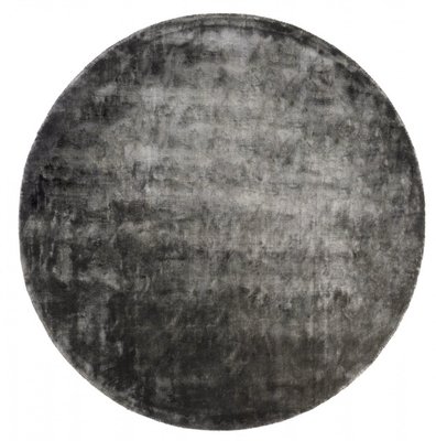 Килим ручної роботи Aracelis Steel Gray 200 круглий, сірий, Ø 2.0 м, Сірий