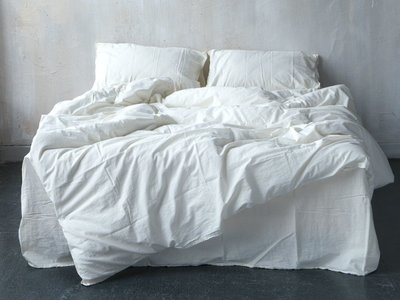 Комплект постельного белья СЕМЕЙНЫЙ LIMASSO SNOW WHITE STANDART молочный