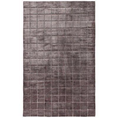 Ковер ручной работы Gride Steel 160x230, сірий, 1.6 х 2.3 м, Серый
