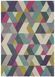 Килим Funk Chevron Blue Green 120х170 см