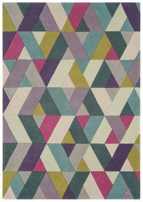 Килим Funk Chevron Blue Green 140х200 см
