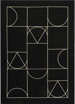 Ковер легкой чистки Signet Black 160x230