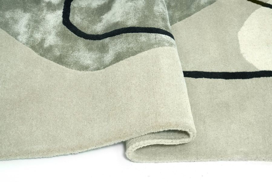 Килим ручної роботи з віскози Leia Beige 200x300