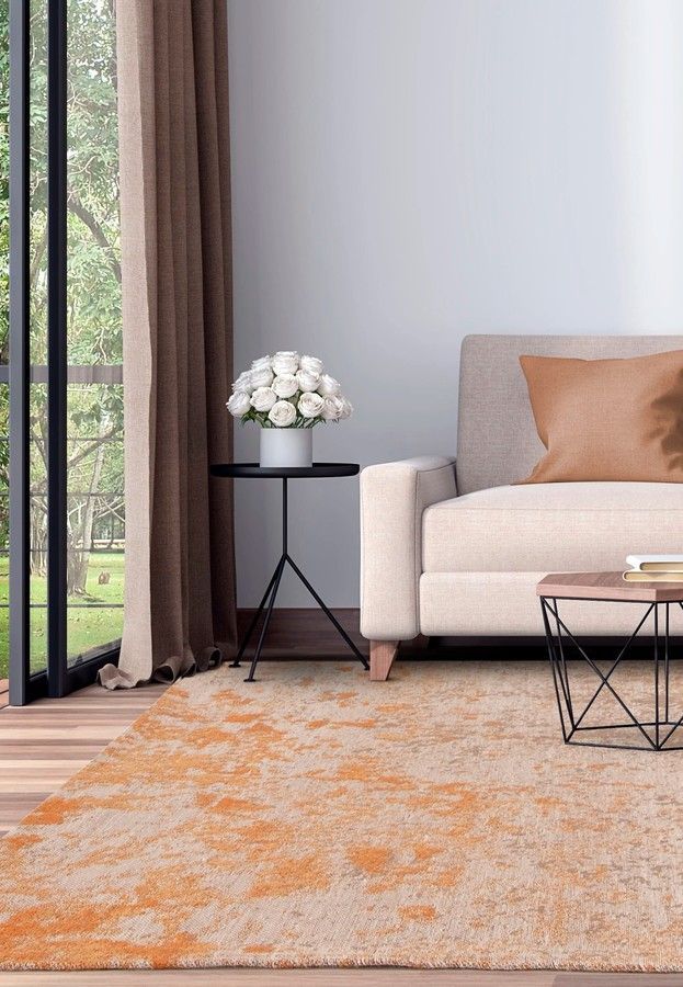 Эко ковер для улицы и дома Dara Terracotta Abstract 160х230 см
