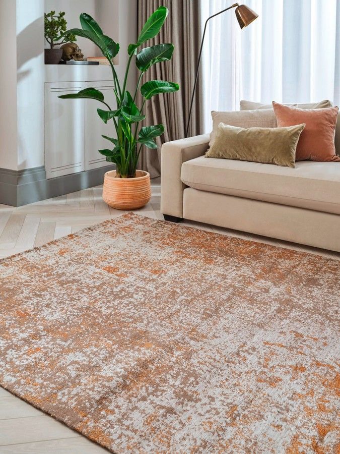 Эко ковер для улицы и дома Dara Terracotta Abstract 160х230 см