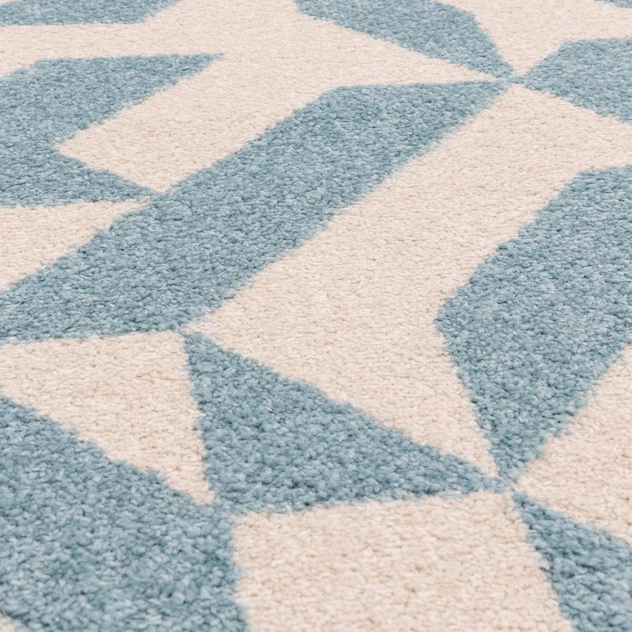 Килим Muse Blue Shapes Rug MU03 80x150 см