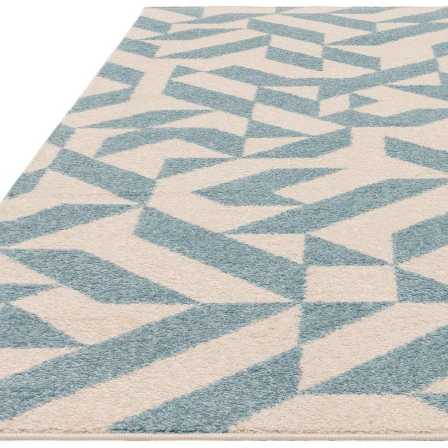 Килим Muse Blue Shapes Rug MU03 80x150 см