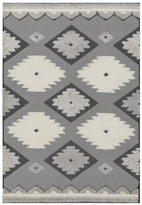 Ковер для улицы и дома Monty Black/Cream Tribal Indoor/Outdoor MN01 120x170 см