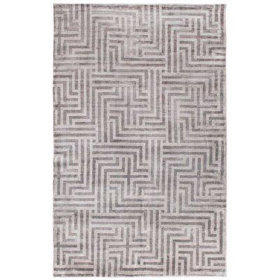 Ковер ручной работы Leara Gray 160x230, сірий, 1.6 х 2.3 м, Серый