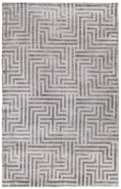 Килим ручної роботи Leara Gray 160x230, сірий, 1.6 х 2.3 м, Сірий