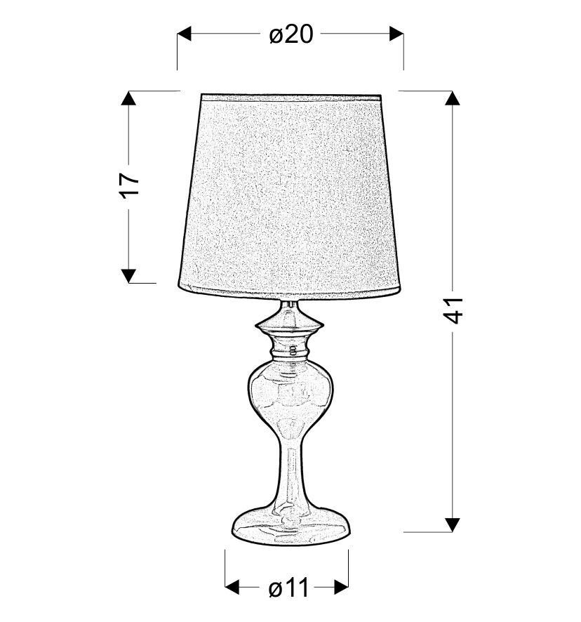 Настольная лампа Candellux 41-11756 BERKANE