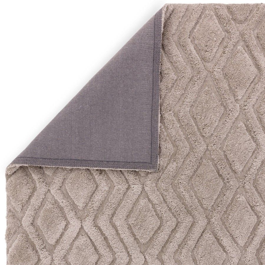 Ковер Harrison Greige стриженый с высоким ворсом 120x170 см