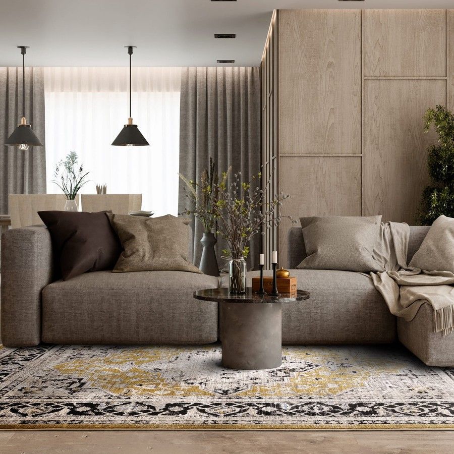 Килим Sovereign Gold Medallion 240x330 см