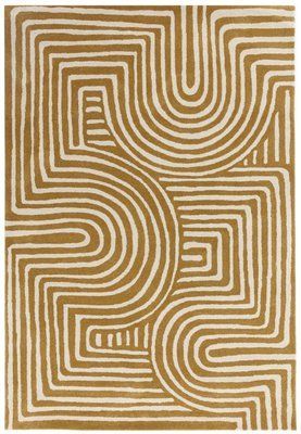 Килим Reef Curve Ochre Rug RF28 120х170 см