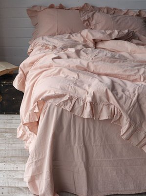 Комплект постельного белья СЕМЕЙНЫЙ LIMASSO CAMELLO ROSES EXCLUSIVE персиковый