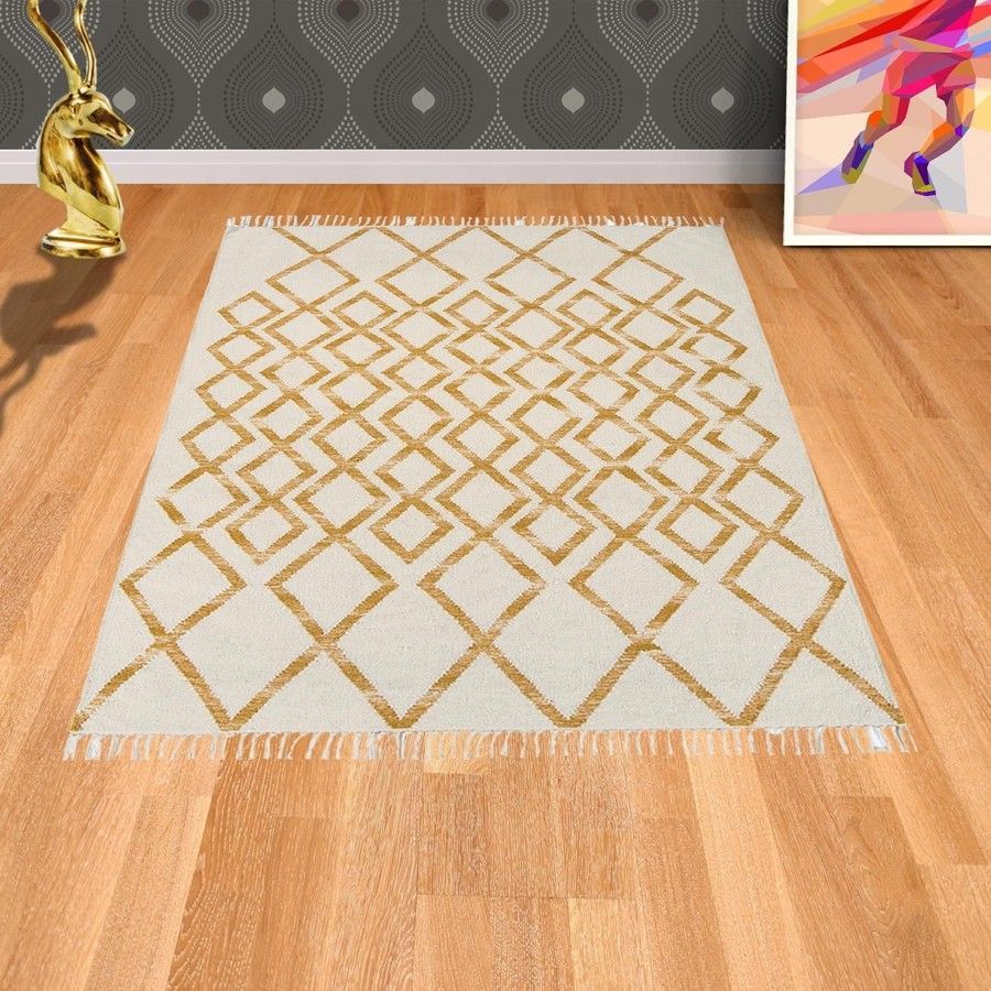 Ковер Hackney Kelim Diamond Yellow 120х170 см