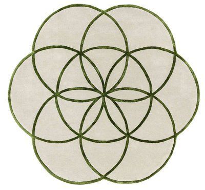 Килим Lotus Green 200х200 см