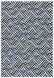 Килим для вулиці і дому Antibes AN04 Blue White Linear 120x170