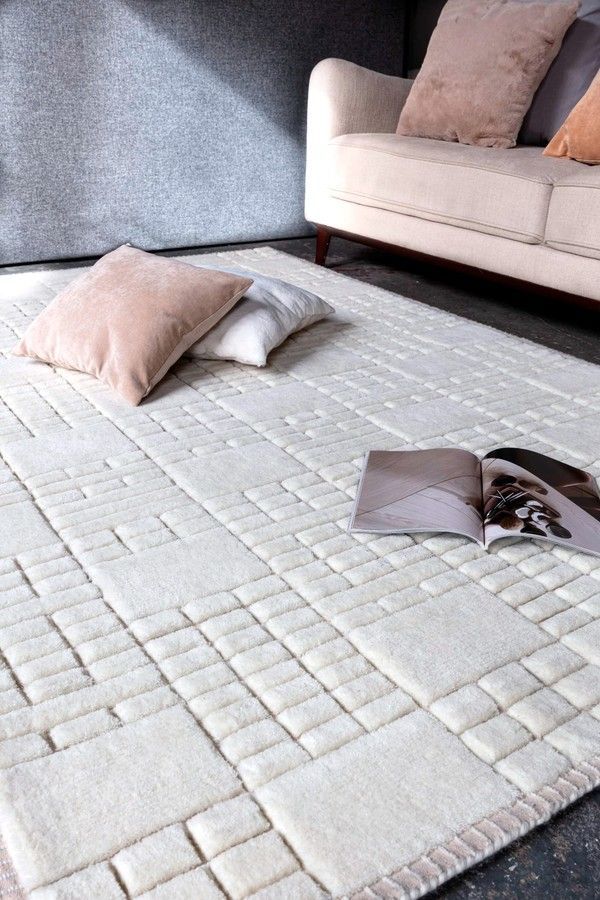 Ковер шерстяной ручной работы Empire Cream/Neutral 160x230