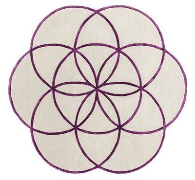 Килим Lotus Purple 200х200 см