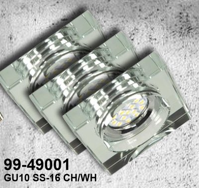Точечный светильник Candellux 99-49001 SS-16 (набор 3 шт)
