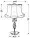 Настільна лампа Candellux 41-13347 SAFONA