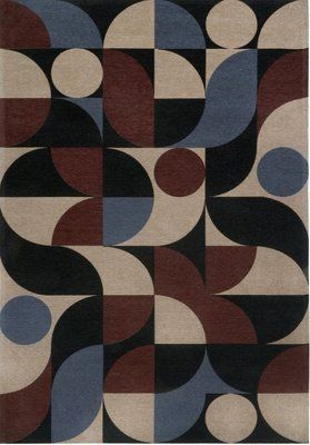 Ковер легкой чистки Deco Blue Copper 160x230