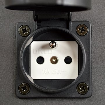 Вуличний світильник Polux New York E27 1x12W чорний IP44