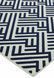 Килим для вулиці і дому Antibes AN04 Blue White Linear 200x290