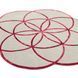 Килим Lotus Red 200х200 см