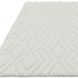 Килим Harrison Off White стрижений з високим ворсом 160x230 см