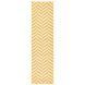 Килим Muse Yellow Chevron Rug MU08 200x290 см