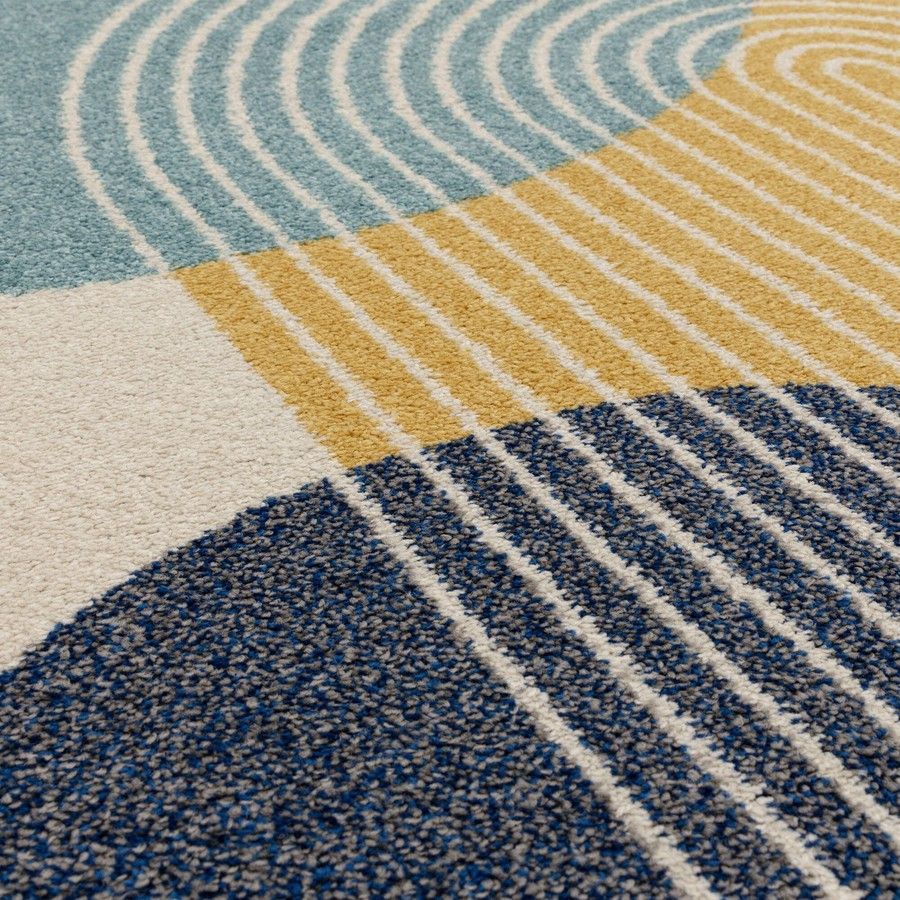 Килим Muse Blue Retro Rug MU15 66x240 см