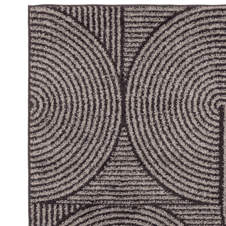 Ковер Muse Charcoal Swirl Rug MU01 66x240 см