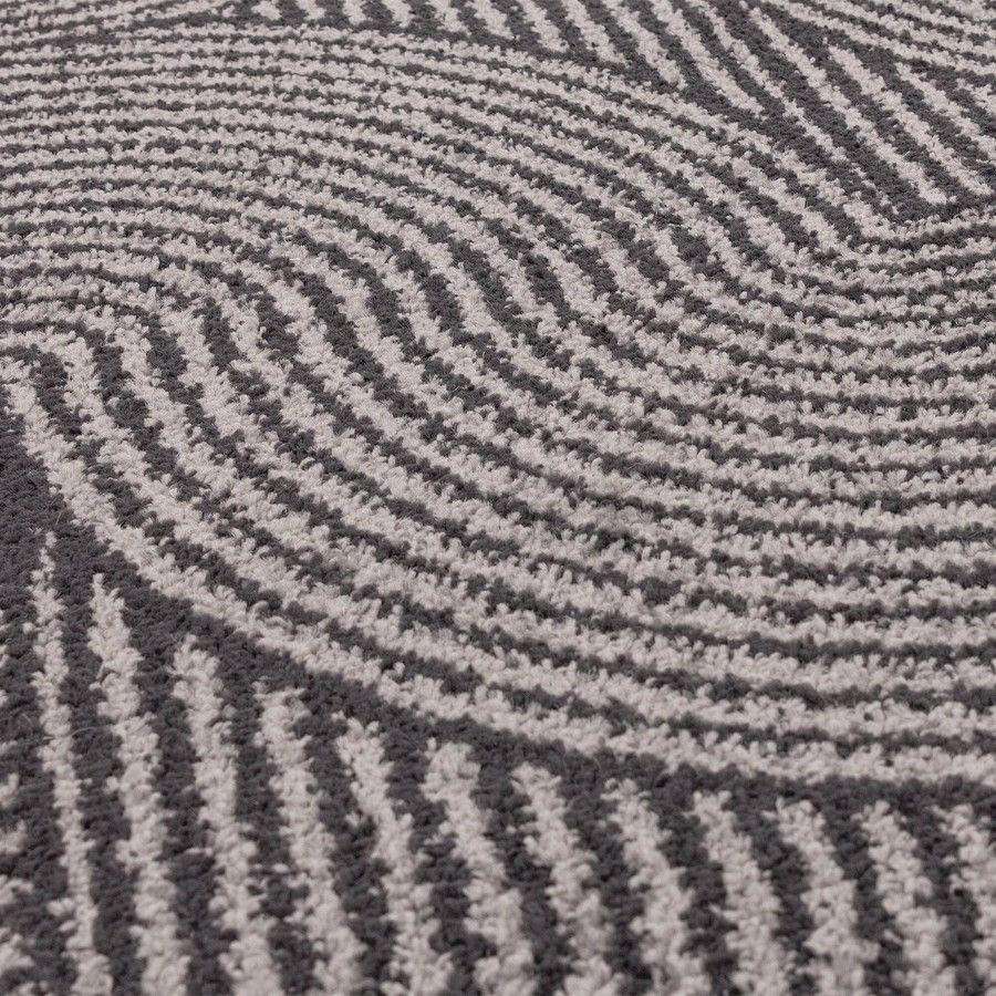 Ковер Muse Charcoal Swirl Rug MU01 66x240 см