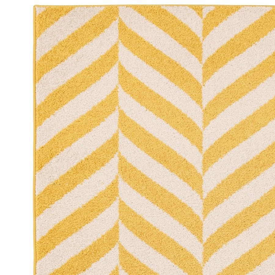 Килим Muse Yellow Chevron Rug MU08 200x290 см