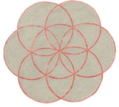 Килим Lotus Pink 200х200 см