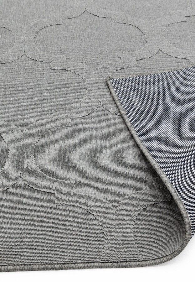 Килим для вулиці і дому Antibes AN01 Grey Trellis 80x150