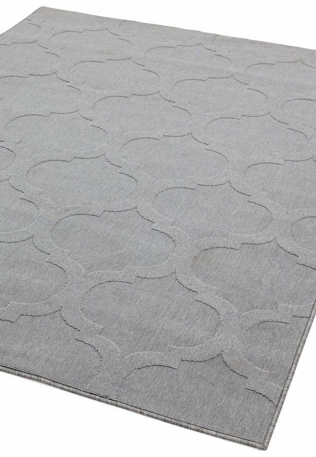 Килим для вулиці і дому Antibes AN01 Grey Trellis 80x150