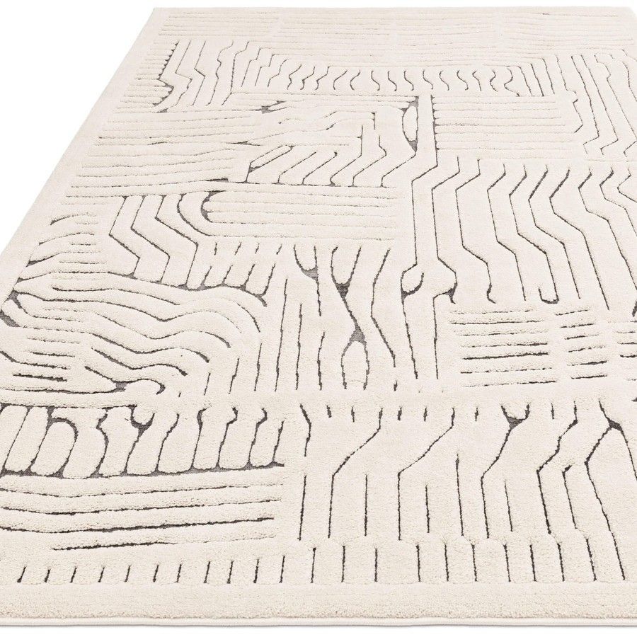 Килим Valley Ivory/Charcoal Route 120х170 см