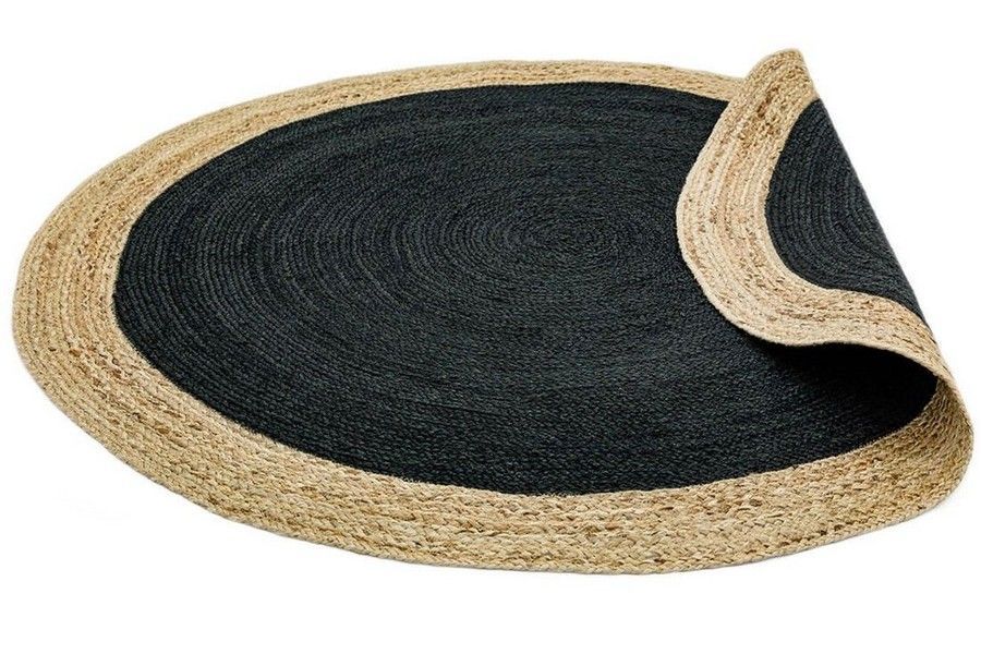 Килим Faro Charcoal Круглий 160х160 см