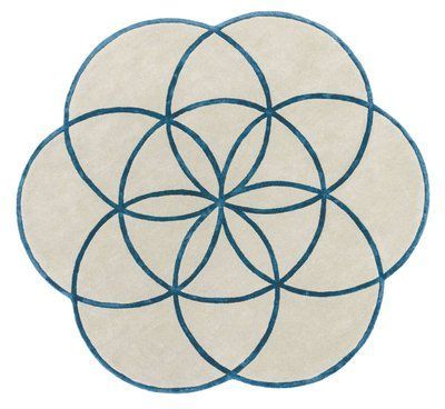 Килим Lotus Blue 200х200 см