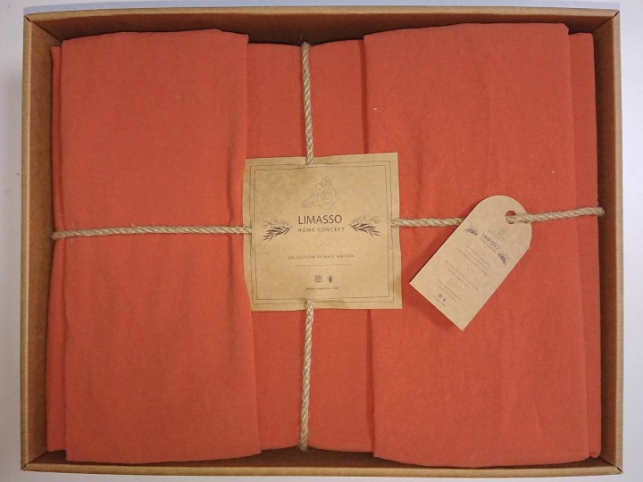 Комплект постільної білизни СІМЕЙНИЙ LIMASSO MECCA ORANGE STANDART помаранчевий