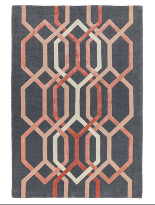 Килим Matrix MAX66 Hexagon Charcoal 200х300 см
