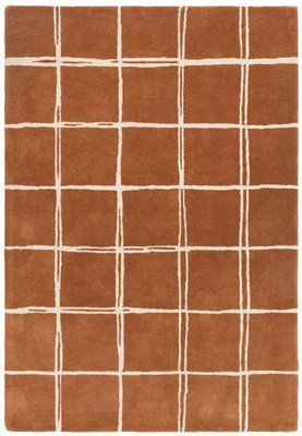 Ковер Albany Grid Rust 120x170 см