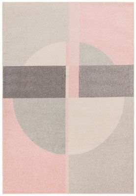 Ковер Muse Pink Circle Rug MU21 120x170 см