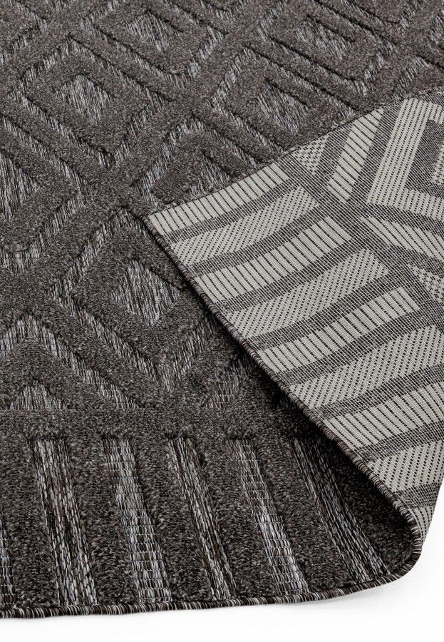 Ковер для дома и улицы Salta Charcoal Diamond SA02 120x170 см